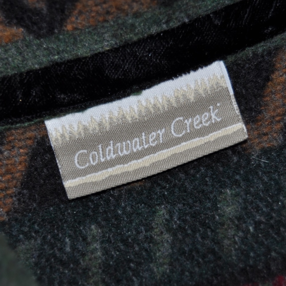 Vintage COLDWATER CREEK Tree Print Blanket Jacket - Picture 6 of 7